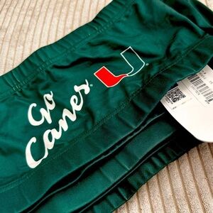 Crop tube tops | UM | Miami Hurricanes | tube top | green | size L, M, SX
